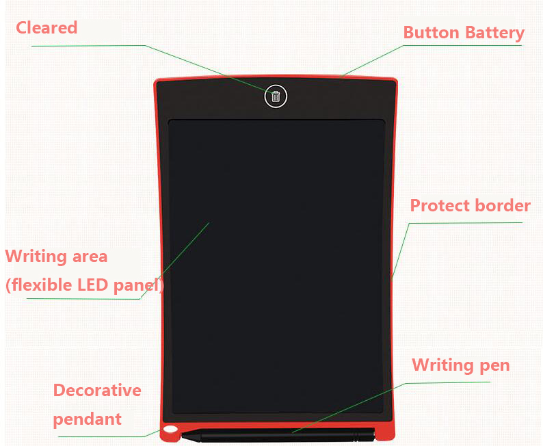 8 Inch Light And Portable LCD Writing Tablet