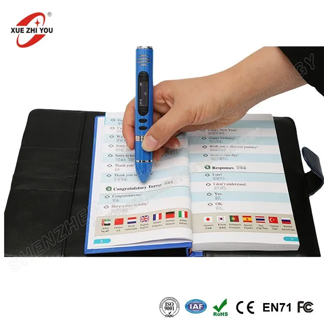 Najboljši dar za otroke božič in izobraževanje Magic Speaking Knjige Pen Reader in skener